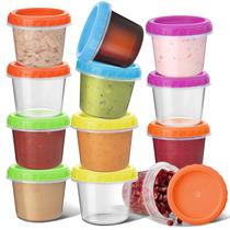 Recipientes de armazenamento de alimentos Tafura 120mL pacote com 12 Sem BPA Recipientes de armazenamento de alimentos Tafura 120mL pacote com 12 Sem BPA