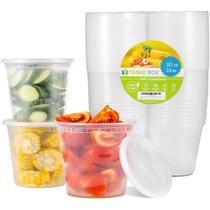 Recipientes de armazenamento de alimentos TashiBox 700ml x 30 conjuntos com tampas Recipientes de armazenamento de alimentos TashiBox 700ml x 30 conjuntos com tampas