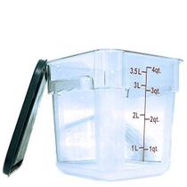 Recipientes de armazenamento de alimentos Tiger Chef 4 Qt, pacote com 4 tampas Recipientes de armazenamento de alimentos Tiger Chef 4 Qt, pacote com 4 tampas