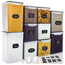 Recipientes de armazenamento de alimentos VERONES Large Tall, pacote com 10 Recipientes de armazenamento de alimentos VERONES Large Tall, pacote com 10
