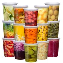 Recipientes de armazenamento de alimentos Vivigu Deli 950ml 24 conjuntos Sem BPA Recipientes de armazenamento de alimentos Vivigu Deli 950ml 24 conjuntos Sem BPA
