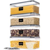 Recipientes de armazenamento de alimentos Vtopmart 3.2L (4PCS) para massas