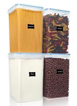 Recipientes de armazenamento de alimentos Vtopmart Extra Large Tall 6,5 L 4 unidades