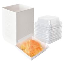 Recipientes de armazenamento de alimentos XININSUN Small Charcuterie 10 cm, pacote com 50