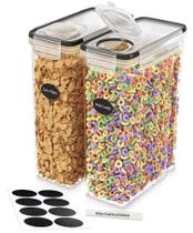 Recipientes de armazenamento de cereais DWËLLZA KITCHEN, conjunto de 2, 4L