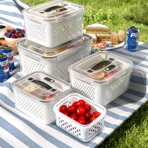 Recipientes de armazenamento de frutas Ronanemon, pacote com 5, 800 ml a 6,2 l, sem BPA Recipientes de armazenamento de frutas Ronanemon, pacote com 5, 800 ml a 6,2 l, sem BPA