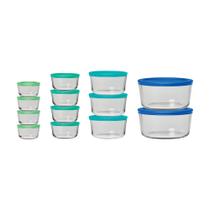 Recipientes de armazenamento de vidro Anchor Hocking 26 peças com tampas