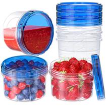Recipientes de armazenamento para freezer Winproper, pacote com 6, 500 mL com tampas