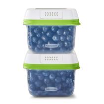 Recipientes de Armazenamento Rubbermaid FreshWorks Saver - 4,6 xícaras Recipientes de Armazenamento Rubbermaid FreshWorks Saver - 4,6 xícaras