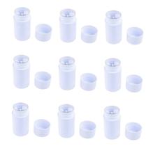 Recipientes de desodorante Healthcom, 10 unidades, 75 mL, recarregáveis, brancos Recipientes de desodorante Healthcom, 10 unidades, 75 mL, recarregáveis, brancos