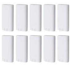 Recipientes de desodorante Minsily, 20 unidades, 15 mL, plástico branco, oval