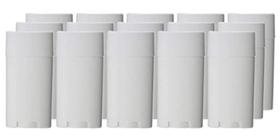 Recipientes de desodorante TUPWEL 15 mL de plástico branco sem BPA (10 unidades)