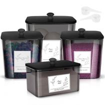 Recipientes de detergente para a roupa Zingbee, pacote com 4 folhas de secar roupa