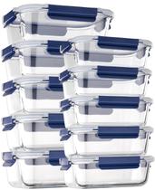 Recipientes de vidro para armazenamento de alimentos Coccot, pacote com 10, 1050 ml/35,5 onças Recipientes de vidro para armazenamento de alimentos Coccot, pacote com 10, 1050 ml/35,5 onças