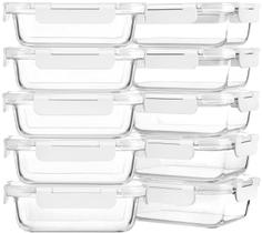 Recipientes de vidro para preparação de refeições M MCIRCO 650 ml (pacote com 10)