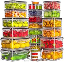 Recipientes Herméticos para Alimentos HOMETALL - 50 Peças - Sem BPA Recipientes Herméticos para Alimentos HOMETALL - 50 Peças - Sem BPA
