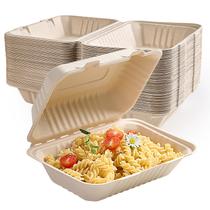 Recipientes para Alimentos ECOLipak Pacote com 500 Unidades Compostáveis 23x15 cm