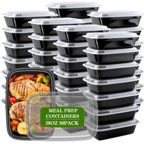 Recipientes para alimentos RANLITTLE, reutilizáveis, 1125 ml, pacote com 50 unidades, sem BPA Recipientes para alimentos RANLITTLE, reutilizáveis, 1125 ml, pacote com 50 unidades, sem BPA