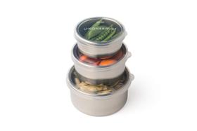 Recipientes para alimentos U Konserve Stainless Steel Nesting Trio