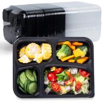 Recipientes para alimentos YANGRUI To Go, 34 onças, sem BPA, pacote com 40 tampas Recipientes para alimentos YANGRUI To Go, 34 onças, sem BPA, pacote com 40 tampas