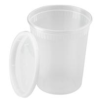 Recipientes para Deli Karat 32oz Transparentes de PP 240 unidades con Tapas