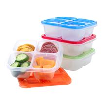 Recipientes para lanches Bentgo Easyboxes, conjunto de 4 compartimentos e 8 peças