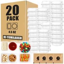 Recipientes para lanches Hi-Yomilaugh 20 conjuntos reutilizáveis com tampas sem BPA Recipientes para lanches Hi-Yomilaugh 20 conjuntos reutilizáveis com tampas sem BPA