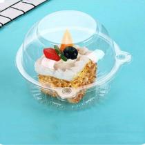 Recipientes para muffins FuaiLiyy 100 Jumbo Clear Plastic (100 unidades)