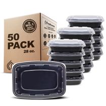 Recipientes para preparação de refeições Freshware, 1 compartimento, pacote de 50, 800 ml
