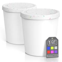 Recipientes para sorvete BALCI Premium 1L (pacote com 2) com tampas Recipientes para sorvete BALCI Premium 1L (pacote com 2) com tampas