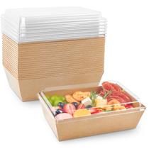 Recipientes para viagem de padaria ZORRITA Charcuterie, pacote com 20, 21x15x7cm Recipientes para viagem de padaria ZORRITA Charcuterie, pacote com 20, 21x15x7cm
