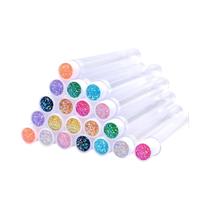 Recipientes Reutilizáveis Para Máscara De Cílios 20pcs Escovas De Cílios Brilhantes À Prova De