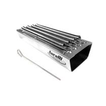 Reco reco 4 molas aluminio natural torelli tr504 Reco reco 4 molas aluminio natural torelli tr504