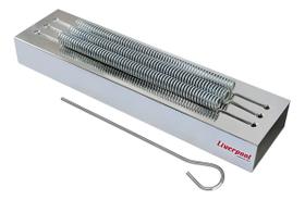 Reco reco aluminio 3 molas liverpool polido rral-3m Reco reco aluminio 3 molas liverpool polido rral-3m