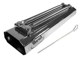 Reco Reco De Aço Cromado Com 2 Molas Torelli Tr500