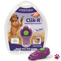 Recompensador Click-R Clicker para Adestrar Adestramento Treinamento de Cães Cachorros - Amicus