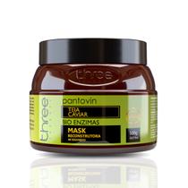 Reconstrução Pantovin Teia De Caviar 60s MásK Three Therapy Máscara de Bioenzymas 500g