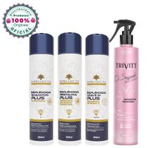 Reconstrução Trivitt + Shampoo Hidratação Leave - in