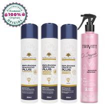 Reconstrução Trivitt + Shampoo Hidratação Leave - in Reconstrução Trivitt + Shampoo Hidratação Leave - in