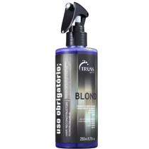 Reconstrutor Capilar Truss Blond 260ml Hidrata Neutraliza Amarelado Cabelos Loiros e Grisalhos