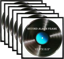 Record Album Frame Memory Keeper 12,5 x 12,5 cm, preto, pacote com 6 Record Album Frame Memory Keeper 12,5 x 12,5 cm, preto, pacote com 6