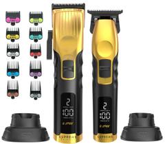 Recortadora Supreme STB280 2-en-1 para Barba y Cabello con LCD