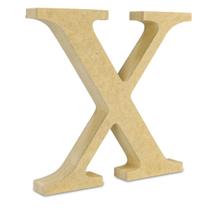 Recorte em MDF Letra X