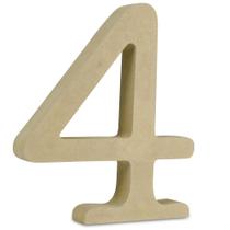 Recorte em MDF Número 4