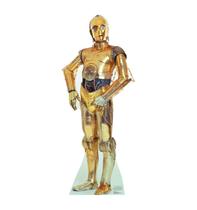 Recorte em papelão Standup Cardboard People C-3PO Star Wars Recorte em papelão Standup Cardboard People C-3PO Star Wars