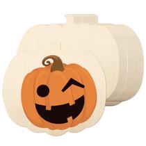 Recortes de abóbora de madeira KOOCHOICE 11x10cm para Halloween (24) Recortes de abóbora de madeira KOOCHOICE 11x10cm para Halloween (24)