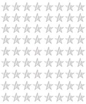 Recortes de papel: Beistle Silver Star, 72 peças, sala de aula de 12 cm Recortes de papel: Beistle Silver Star, 72 peças, sala de aula de 12 cm