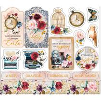 Recortes Die Cuts Ldch-017 Coleção Memórias Vintage Litoarte
