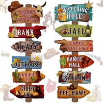 Recortes do tema Party Directional Sign Yard Cowboy Rodeo x24 Recortes do tema Party Directional Sign Yard Cowboy Rodeo x24