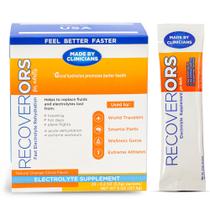 Recuperador de eletrólitos em pó ORS 8 em 1 com vitamina C, pacote com 25